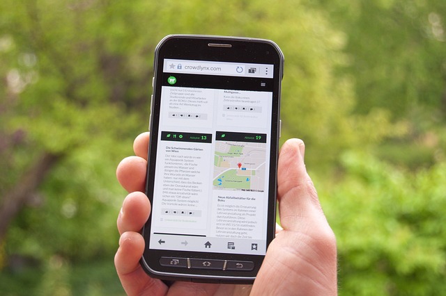 mapa na mobilu